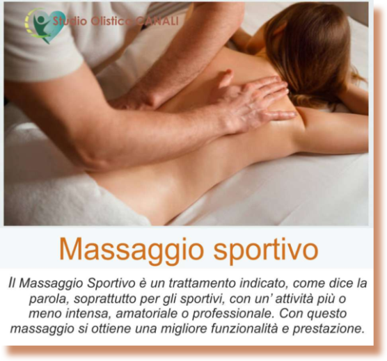 Massaggio sportivo, sport massage